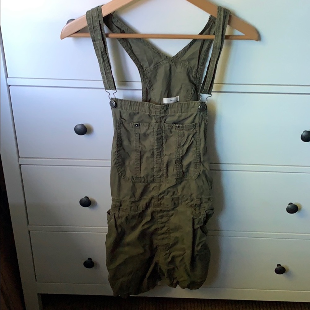 Green Aritizia overalls